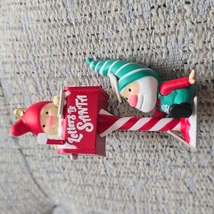 HALLMARK DISNEY KEEPSAKE LETTERS TO SANTA CHRISTMAS TREE ORNAMENT
